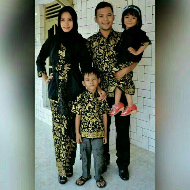 60 Model Baju Batik Mama Papa Dan Anak Terbaik