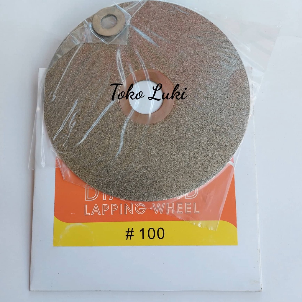 Diamond Wheel Lapping Flap Disc Asah Batu Akik  Permata Tjap Mata Germany 8 inch