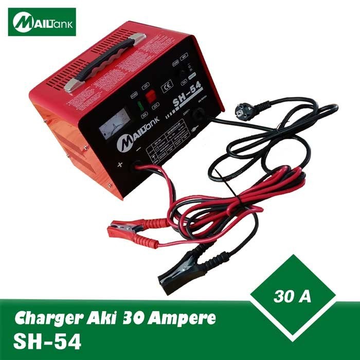 MAILTANK SH-54 Charger Cas Aki Accu 30A Untuk Aki Basah Dan Kering 220Volt