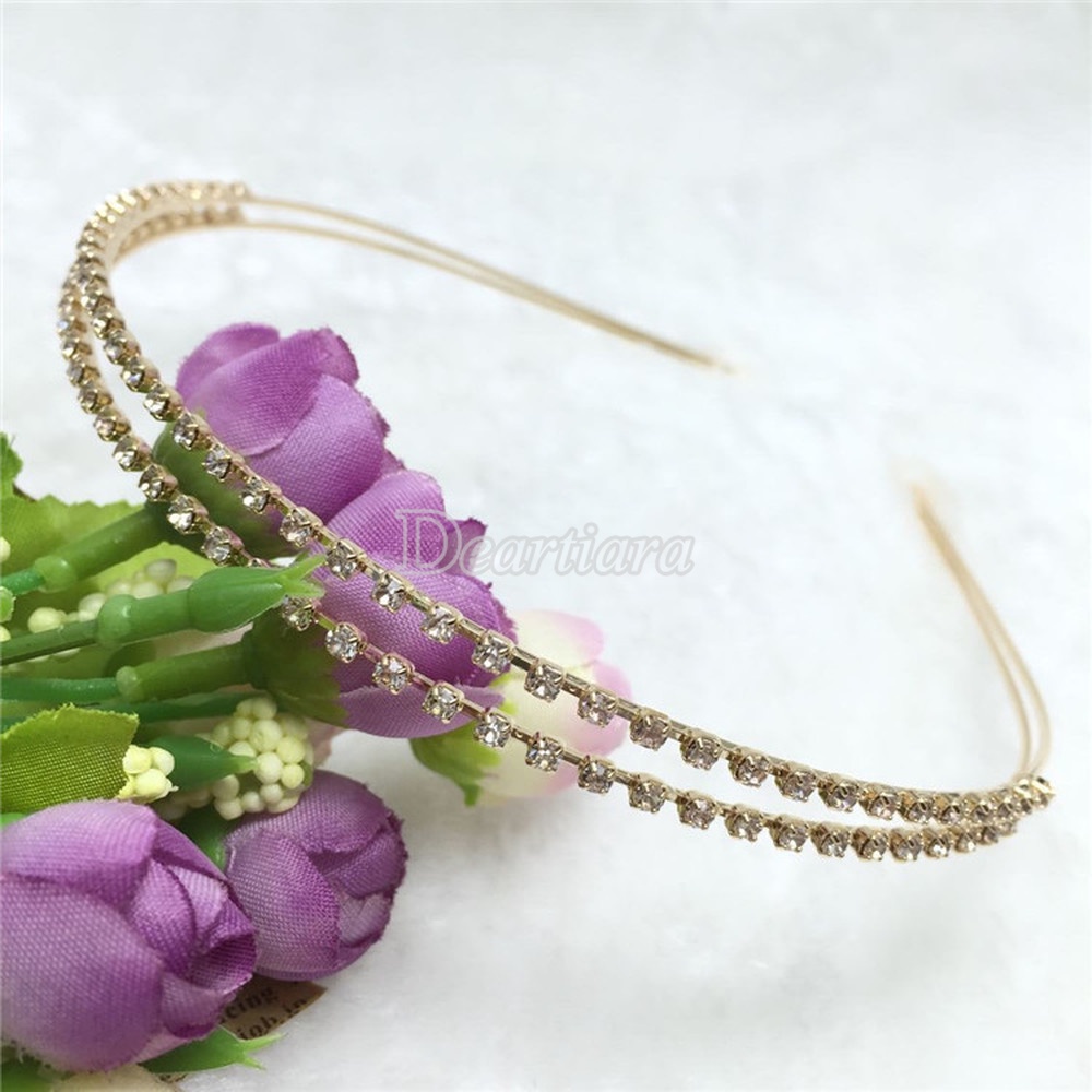 Korean Double-layer Rhinestone Headband Hair Accessories