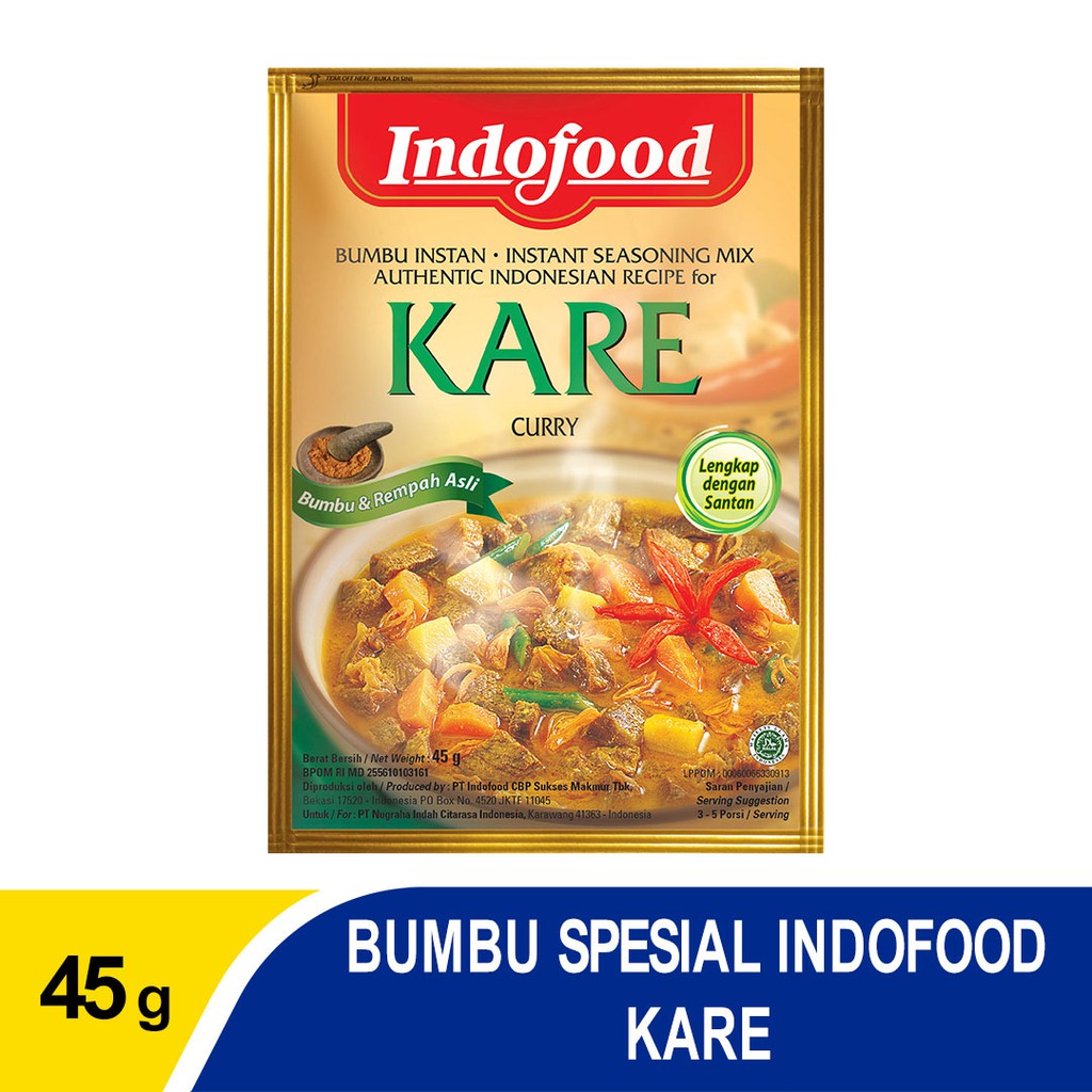 

Indofood Bumbu Instant Kare x 24 Pcs