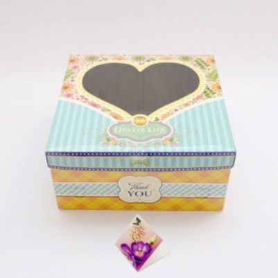 

Kotak Kue GRETEL LUX @1 PCS (25 cm x 25 cm - TUTUP TERPISAH) / Kotak Kue Tart