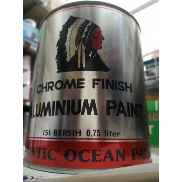 CAT CHROME FINISH ALUMUNIUM PAINT Liter &amp; 0.75Liter