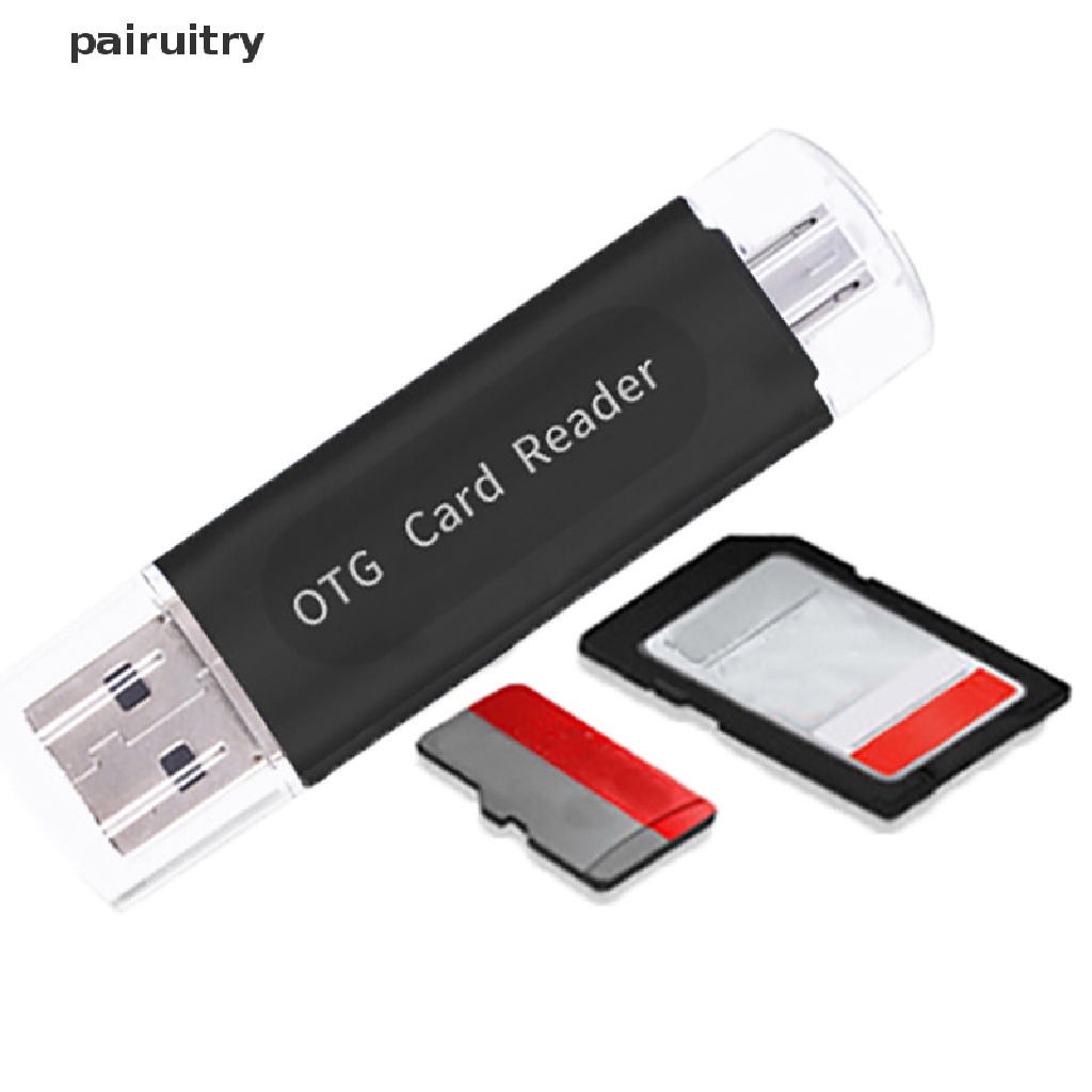 Prt adapter card reader otg usb 2.0 Multifungsi Untuk Smartphone / tf / t-flash PRT