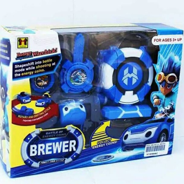 Robot Jam Brewer / Jam Tangan Robot ( Biru )