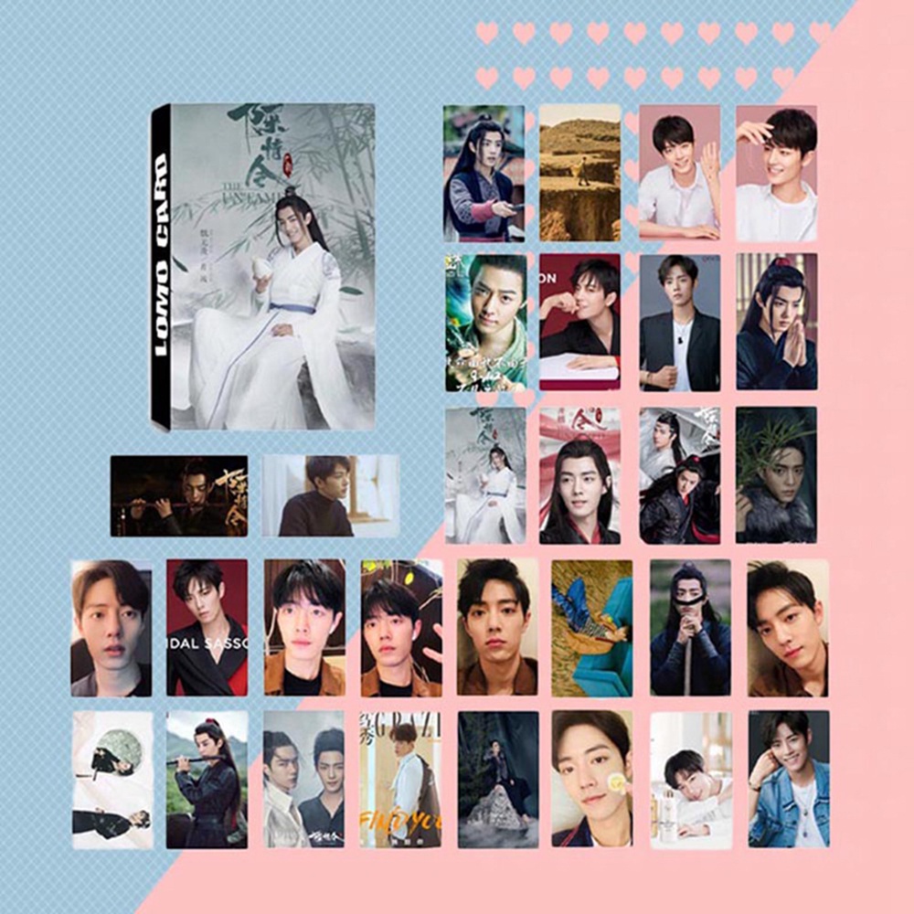 ELEGANT Gift Chen Qing Ling LOMO Card Fans Wang Yibo Message Card Xiao Zhan Postcard Mini Idol Star surroundings The Grand-Master Of Demonic 30 Sheets/Set Photocard