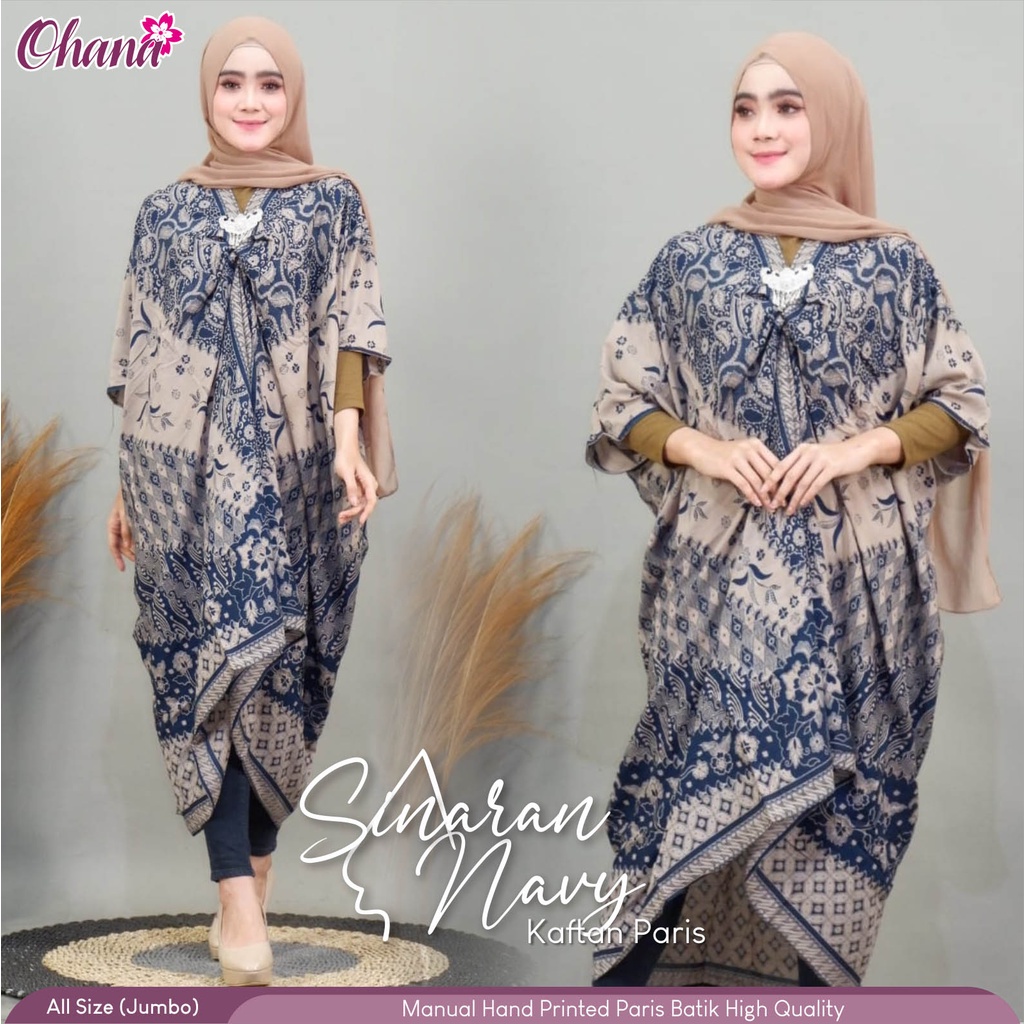KAFTAN BATIK PARIS ORIGINAL SOLO FIT JUMBO SIZE