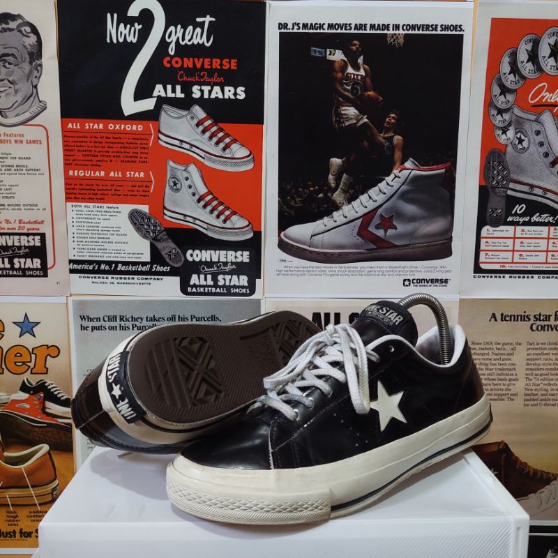 Converse One Star Letaher OX Hanbyeol Black White