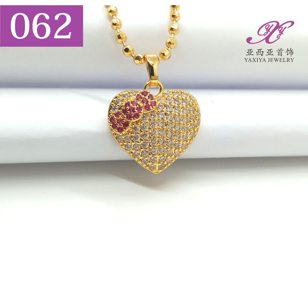 

Liontin Emas Fashion Permata Perhiasan Lapis Emas 18K Yaxiya Jewelry 062