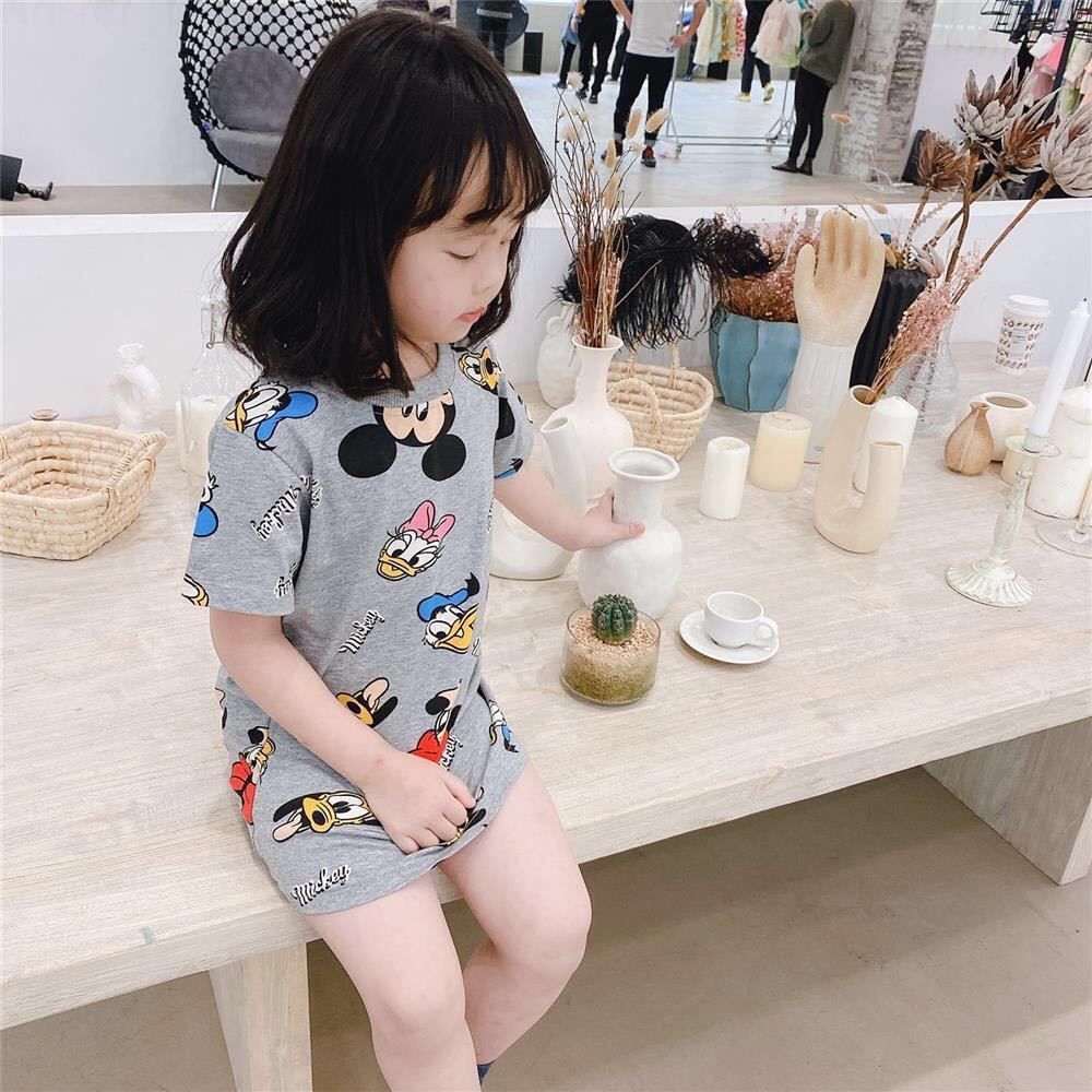 [PRINCESS KESLI] 1-9tahun Baju anak Perempuan Motik Minne Lucu Kaos Dress/dress pesta/gaun anak import