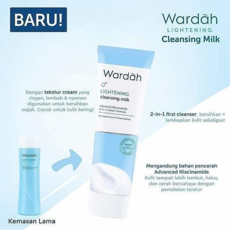 WARDAH Lightening Cleansing Milk / susu pembersih Wardah