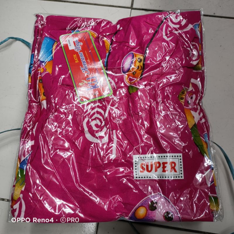 Daster motif boneka kencana ungu daster ibu muda kencanaungu dona-pink