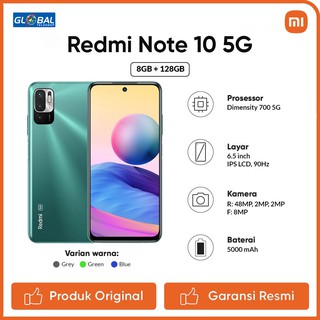 xiaomi note 10 5g 8128gb smartphone garansi resmi