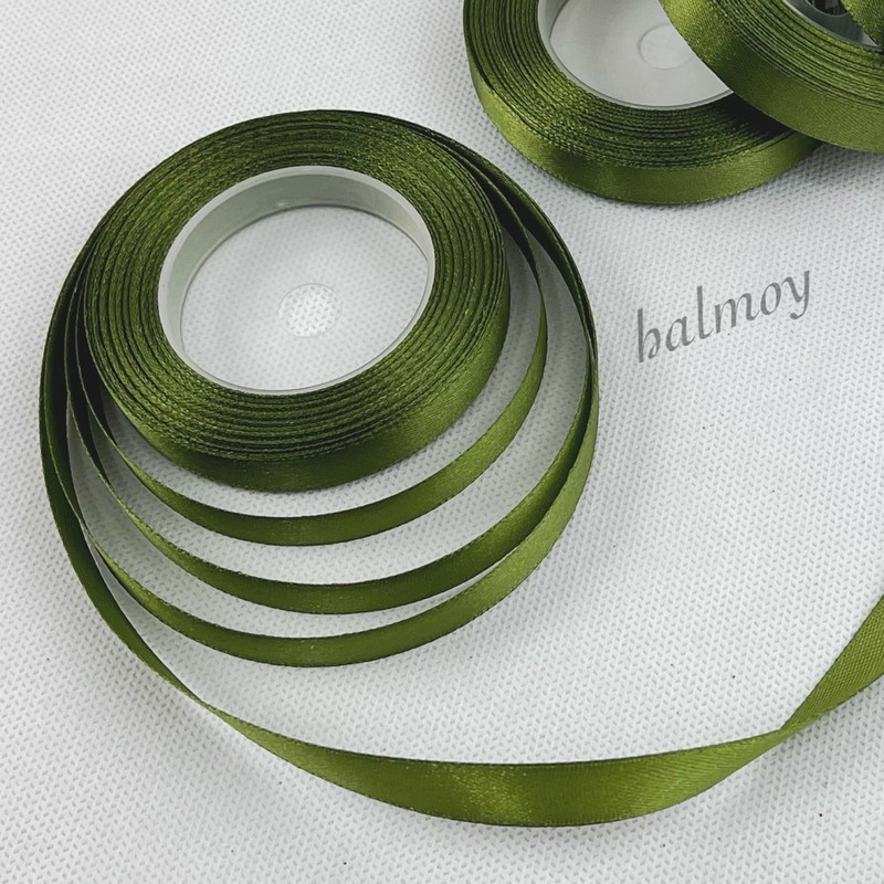 

PITA SATIN KAIN 1/2 INCI 12 MM WARNA HIJAU LUMUT MUDA #055