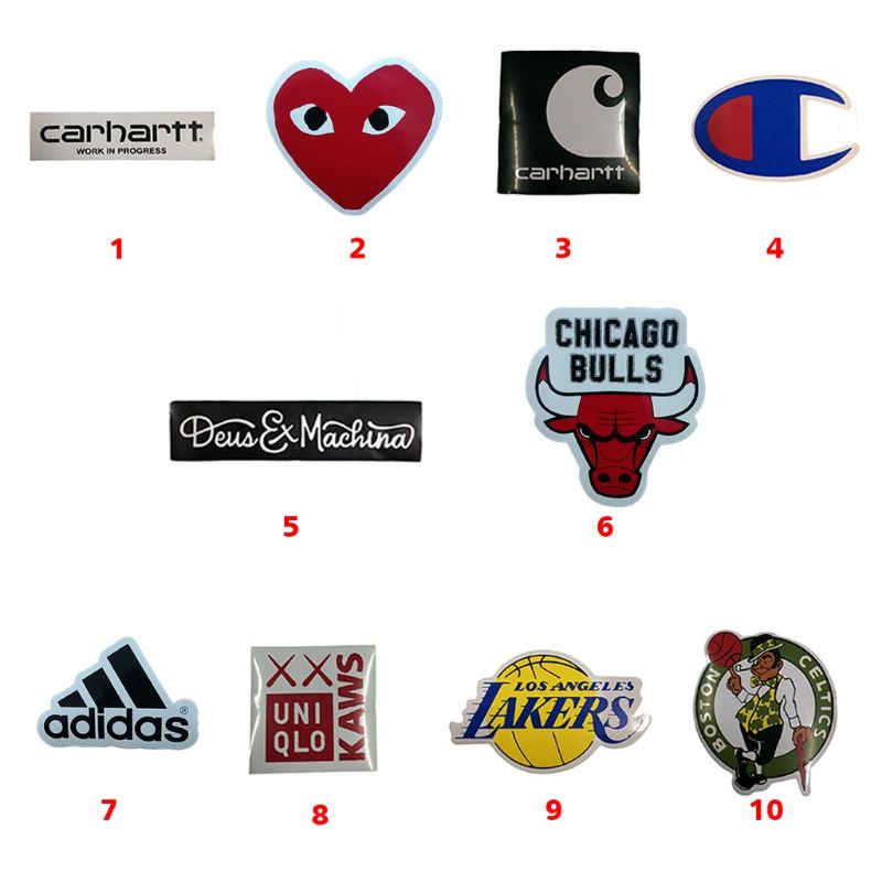 

Stiker Distro Brand Clothing Anti Air Bahan Graftac