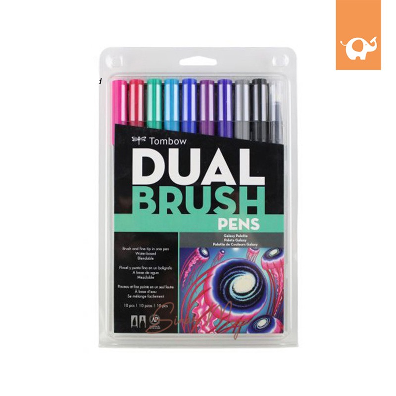 

Tombow Dual Brush Pen Set 10 Colors Galaxy Palette Murah Hemat