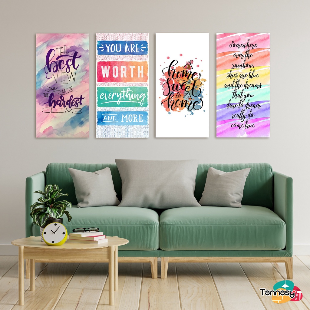 TENNESY HIASAN DINDING WALL DECOR PAJANGAN POSTER DEKORASI KAMAR RUMAH KATA MOTIVASI QUOTE BIJAK