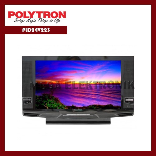 PROMO MURAH POLYTRON 24V223 TV LED TV DIGITAL TV 24 INCH