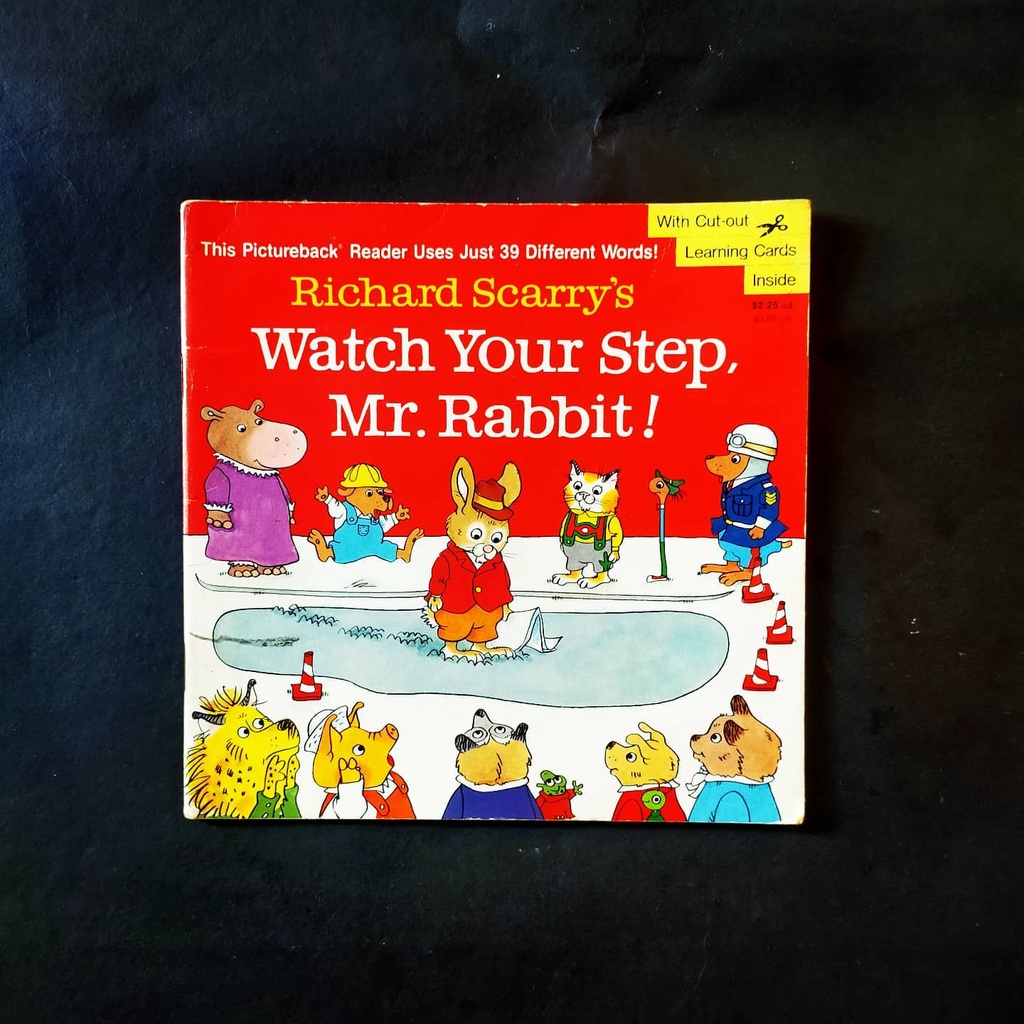 Buku Anak Richard Scarry Watch Your Step Mr Rabbit