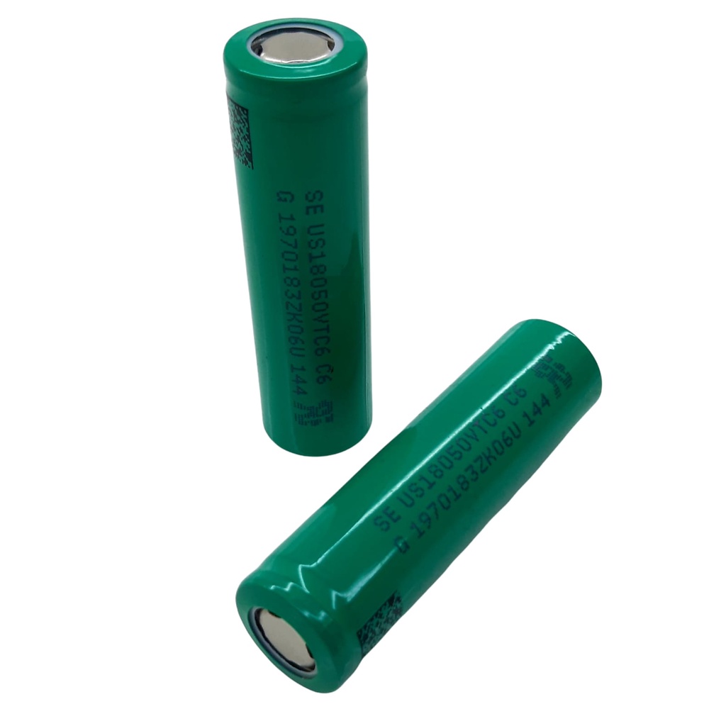 Baterai Lithium 18650 Bisa Di Cas Li-Ion 3.7V-3000mAh Isi 2 Pcs