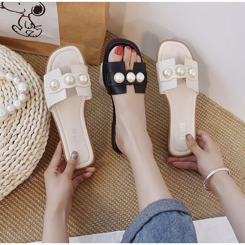 flatshoes  wanita 19913 import realpict