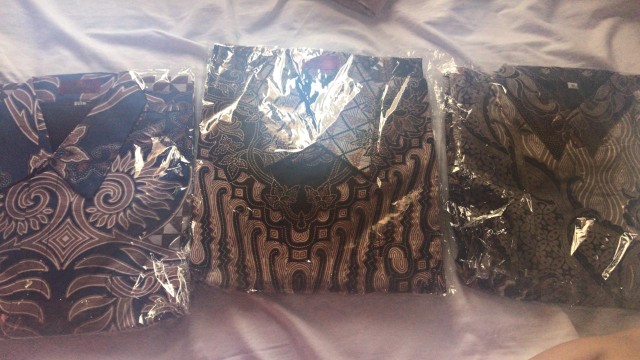 Batik Pria Mahogra Size M-xxl Lengan Panjang Pendek Full Furing Batik Solo Katun Cabut Sragenan