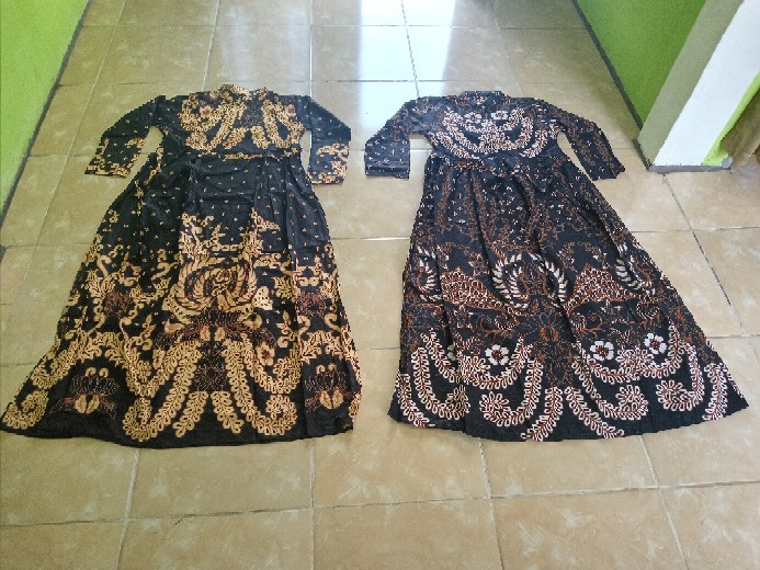 Baju Batik Couple Keluarga Sarimbit Batik Gamis Jumbo Gurita