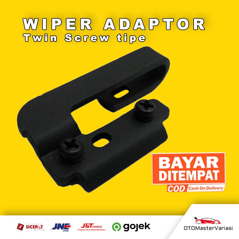 Adaptor Wiper Kaca Mobil Untuk mobil lama yang masi model baut agar bisa jadi ke hook bentuk U