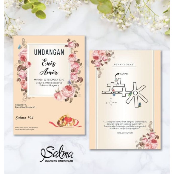 Undangan Blangko Salma 194