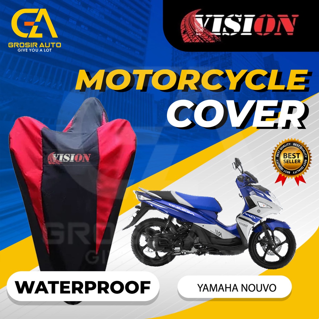 Sarung Motor NOUVO Antiair Vision / Cover Selimut Penutup Sarung Mantel Motor Vision