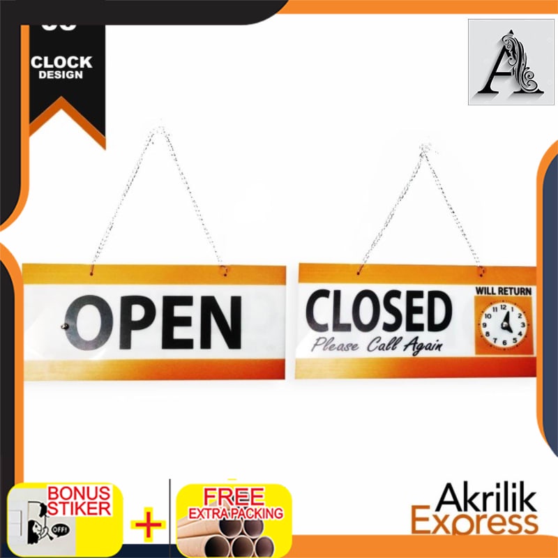 

Promo Sign open closed /Sign buka tutup