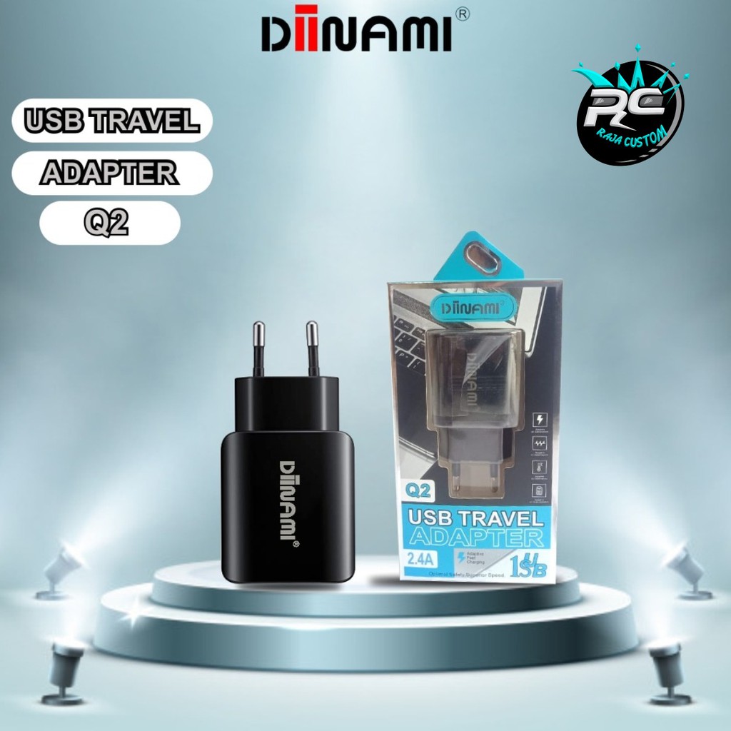 Q2 BATOK ADAPTER CASHAN DIINAMI 2.4A FOR OPPO SAMSUNG REALME XIAOMI VIVO RJ3487