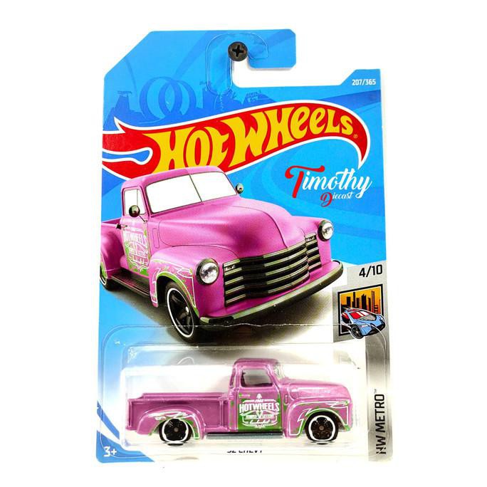 Silahkan Order] Hotwheels 52 Chevy Pink Pickup