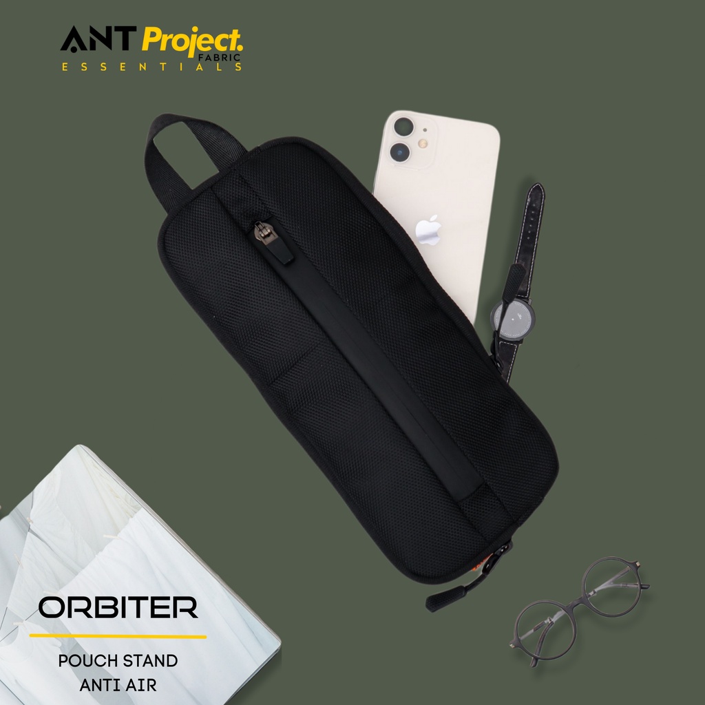 ANT PROJECT - Tech Clutch Bag Stand ORBITER Hitam