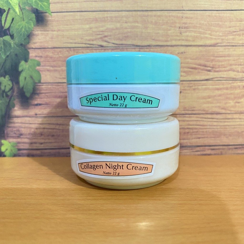 Viva Special Day Cream & Collagen Night Cream / Krim Siang Malam - 22g