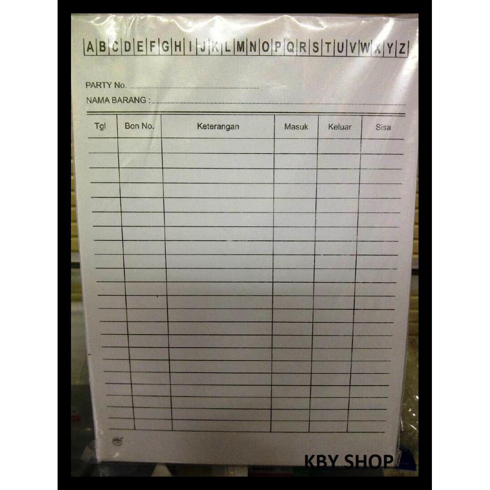 

KARTU STOK (PERSEDIAAN BARANG) OBRAL