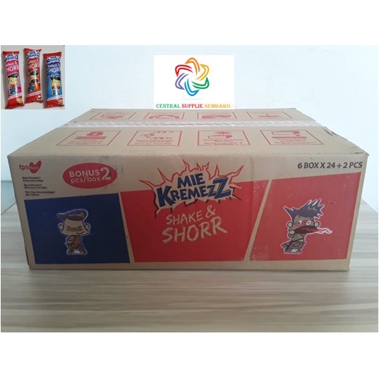 

⭐ COD ⭐ Mie KremezZ Shor Snack Mie [22gram /144 pcs/1karton ]