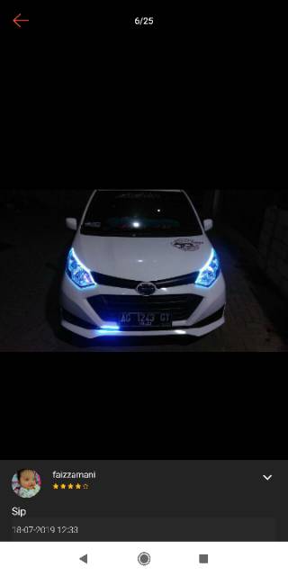 Lampu Alis LED slim (1pcs) DRL Mobil fleksibel waterproof 60cm 2 warna running 60cm headlamp