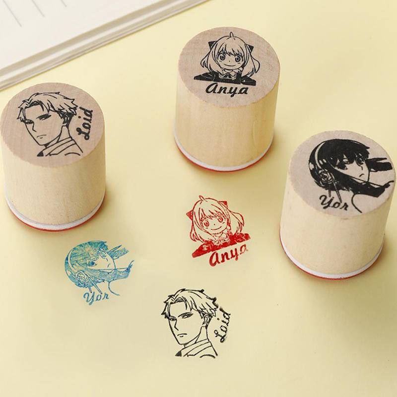 SXF010 – Stempel Stamp Spy x Family Anya Anime Cosplay Jepang