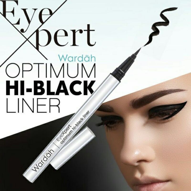 WARDAH EyeXpert Optimum Hi-Black Liner 1gr (Eyeliner Spidol)