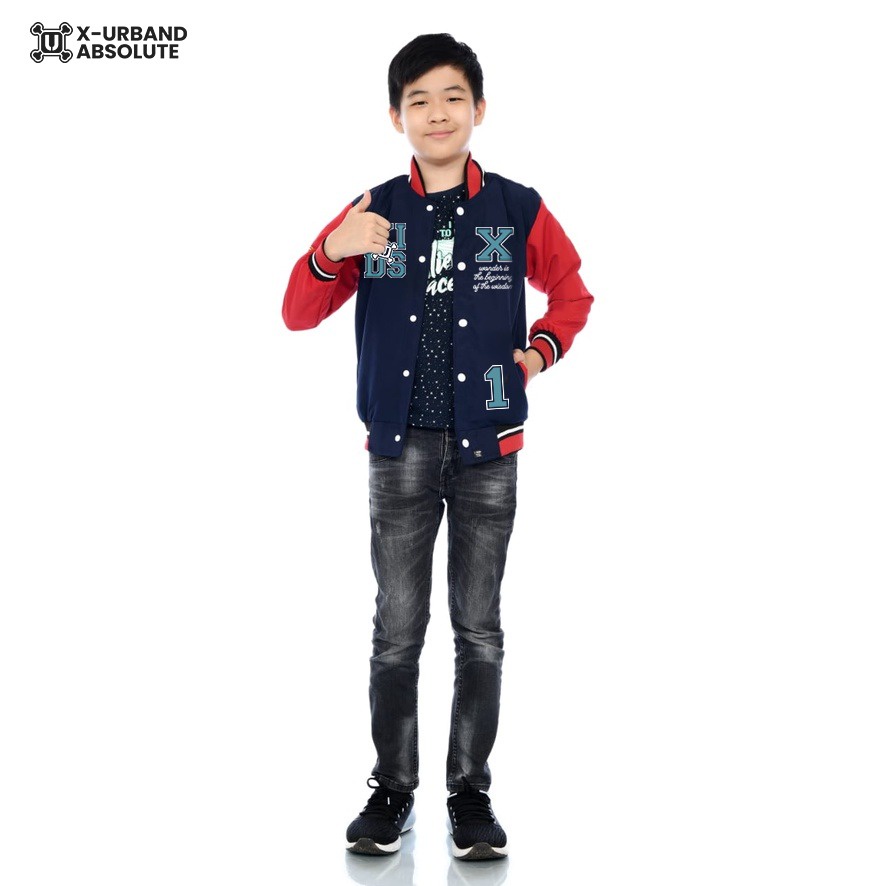 Jaket Varsity Anak Unisex Wonderkids K63