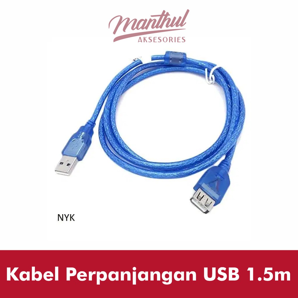 Kabel Perpanjangan USB 1.5m USB 2.0