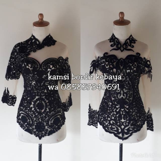 Kebaya bordir stik premium