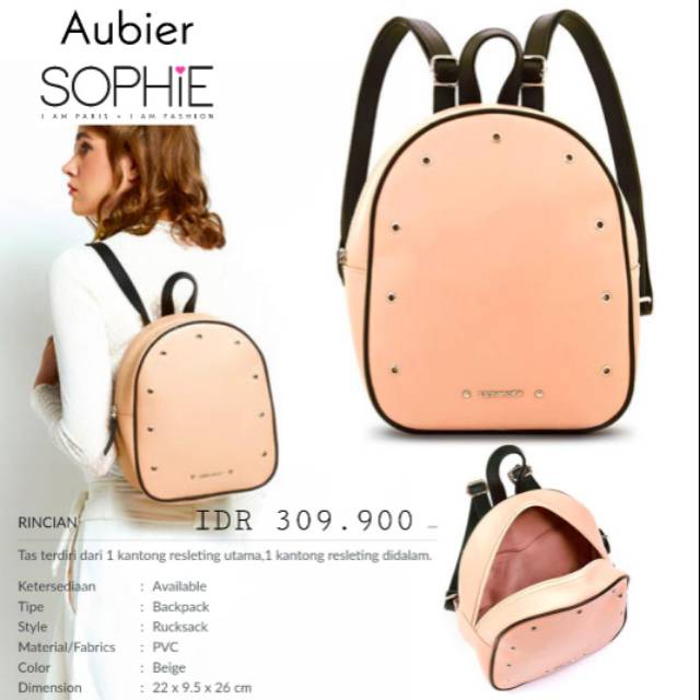 Tas Punggung Tas Ransel Terbaru Original Sophie Paris