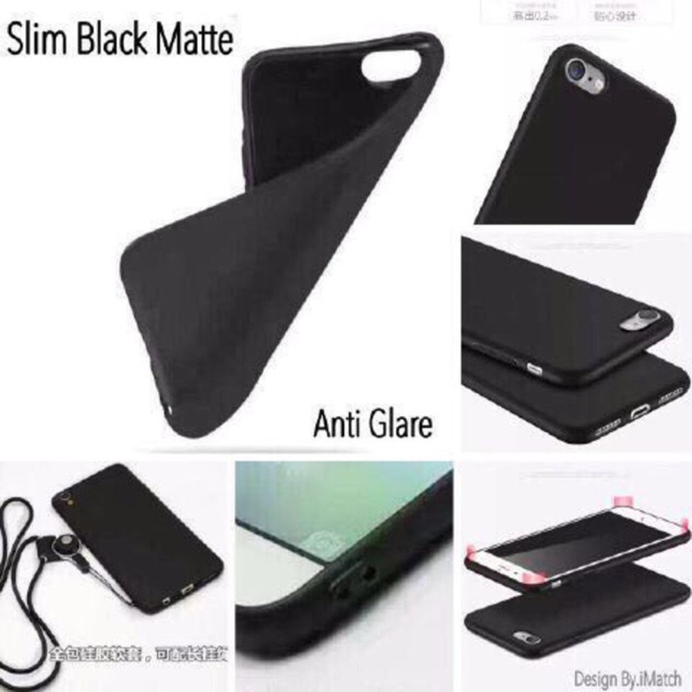 Slim Black Matte Huawei Y5 2017 Huawei Y5III Y5 3 5.2 inchi Baby Skin Soft Case Anti Glare Anti Sidi