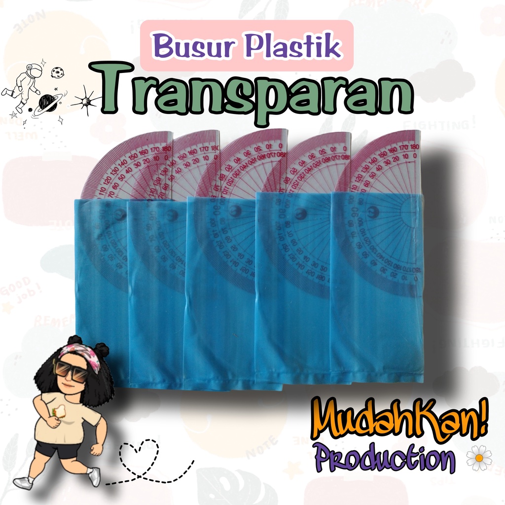 

BUSUR 3.5 TIPIS [ per PCS ] [ isi 12 / 1 Lusin ] penggaris busur / penggaris matematika