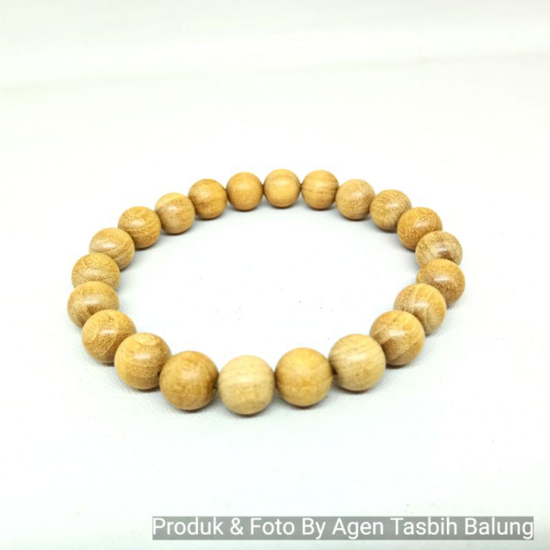 Gelang Pria Wanita Kayu Cendana Harum Natural Asli size 6,8,10mm ORIGINAL!!