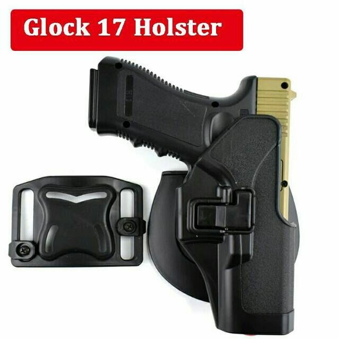 Holster GLOCK BLACKAWK / Tempat Sarung Senjata air soft gun  - Hitam