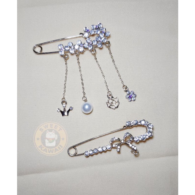 Bros Peniti Besar Hiasan Permata