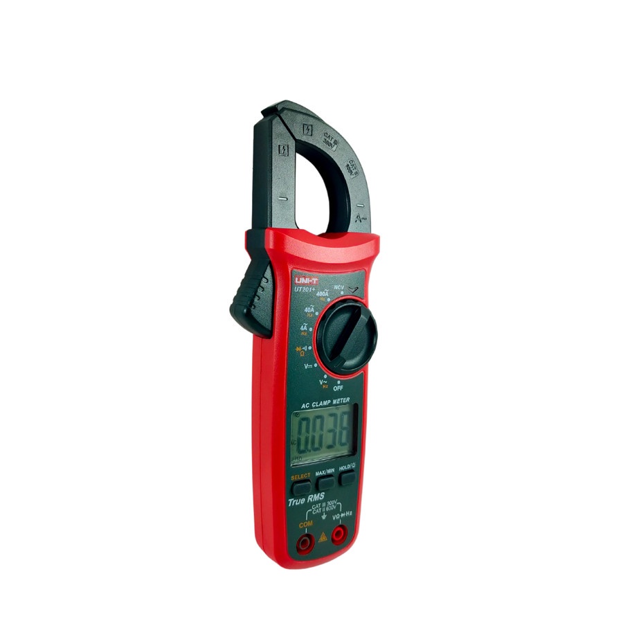 Tang Ampere Digital UNI-T UT201+ AC Clamp Meter TRUE RMS NCV UT 201+